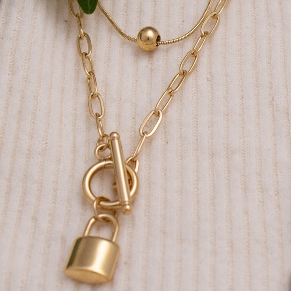 GP double layers necklace - Picture 4 of 5